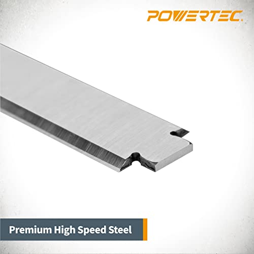 POWERTEC 13 Inch Planer Blades for Ryobi AP1301 Planer, Replacement for AC8630 Planer Knives, Set of 2 (12826)