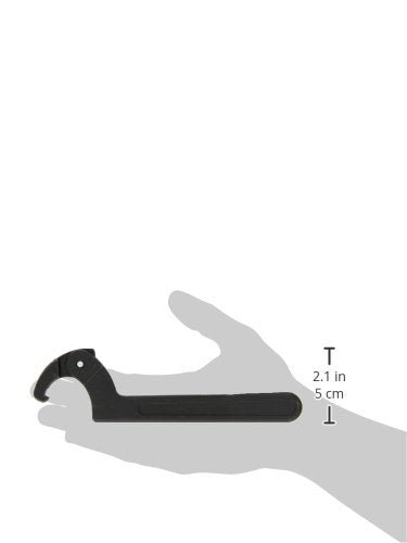Williams JHW474B Adjustable Hook Spanner Wrench with Span Diameter of 6-1/8 to 8-3/4-Inch, Ideal for Adjusting Collars, Lock Nut Rings, and Bearings