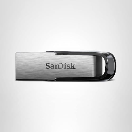 SANDISK 128GB Ultra Flair USB 3.0 Flash Drive, SDCZ73-128G-G46, Black