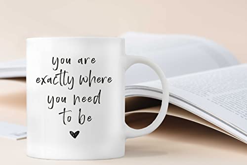 QASHWEY Always Remember You Are Braver Than You Think Coffee Mugs Mug, Inspirational Gifts for Women Girls Wife Her Sister Mom Girlfriend, Birthday Gift Double Side Printed Ceramic Mug Cup 11 Ounce