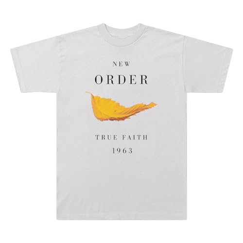 New Order Unisex's Standard True Faith T-Shirt, White