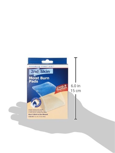 Spenco 2nd Skin Moist Burn Pads, Large (3 x 4 Inches), 3-Count