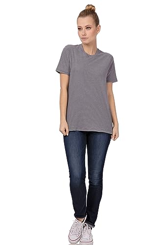 Chef Works Women's Striped T-Shirt, Grey, X-Small