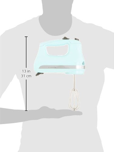 KitchenAid 5 Ultra Power Speed Hand Mixer - KHM512, Ice Blue