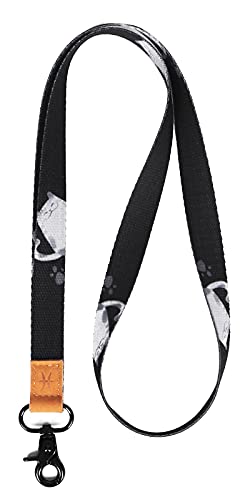 FORZEN Cool Neck Strap Key Chain Holder for Women Men,Lanyards for Keys Wallet and ID Badge (Tree ring)