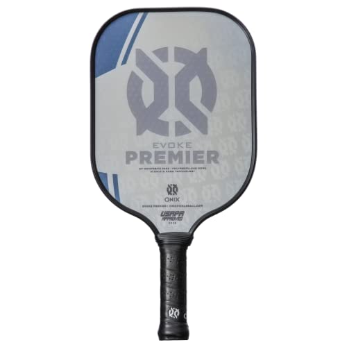 ONIX Evoke Premier Pickleball Paddle, Blue, Heavy weight