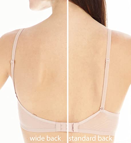 OnGossamer Women's Mesh Convertible T-Shirt Bra Bra, Blush, 34A