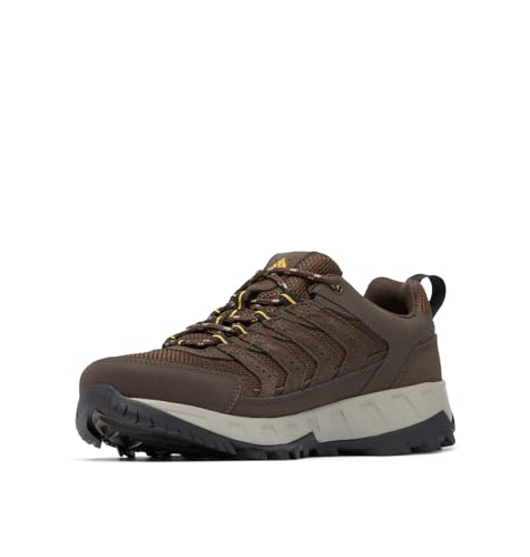 Columbia Men's Strata Trail Low, Cordovan/Golden Yellow, 10