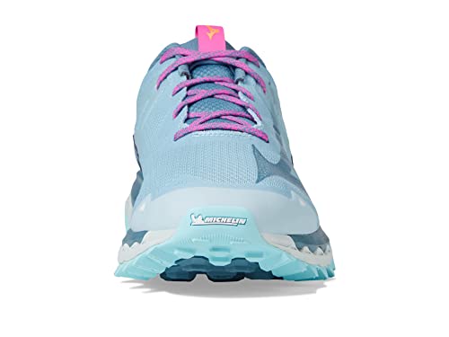 Mizuno Women's Wave Mujin 9 Running Shoe, Forget Me Not/Nimbus Cloud, 6.5