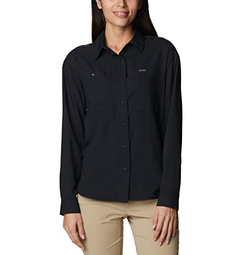 Columbia Women's Silver Ridge Utility Long Sleeve Shirt, Cosmos, Small