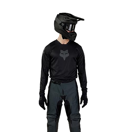 Fox Racing 180 Blackout Motocross Jersey, Black, X-Small