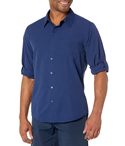 MARMOT Men's Aerobora Long Sleeve Button Down Shirt, Cinder, Small