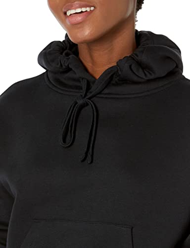 Amazon Essentials Women's Crop Hoodie Sweatshirt (Available in Plus Size), Eggshell White, 5X
