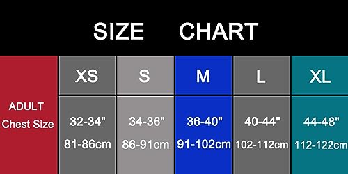 Youper Adult Padded Chest Protector Shirt, Heart-Guard/Sternum Protection for Baseball, Football, Lacrosse & Goalies (X-Small, White/Camo)