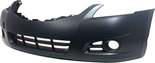 Evan Fischer Front Bumper Cover Compatible with 2010-2012 Nissan Altima, Sedan, Primed