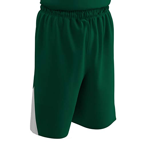 Champro Dri Gear Pro Plus Reversible Polyester Basketball Short, Adult 3X-Large, Scarlet, Black