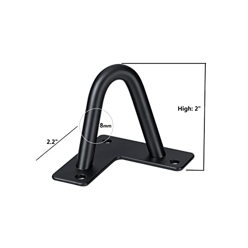 Hairpin Legs 2", DIY Furniture Legs are Great for Cabinets, Wardrobes, TV Cabinets, Drawers, Nightstands, Jewelry Boxes, Coffee Table Legs, and other Craft Projects. 2 inch Feet Black 4 Piece Set.