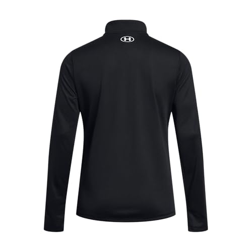 Under Armour Womens Tech Quarter Zip, (001) Black / / White, X-Small