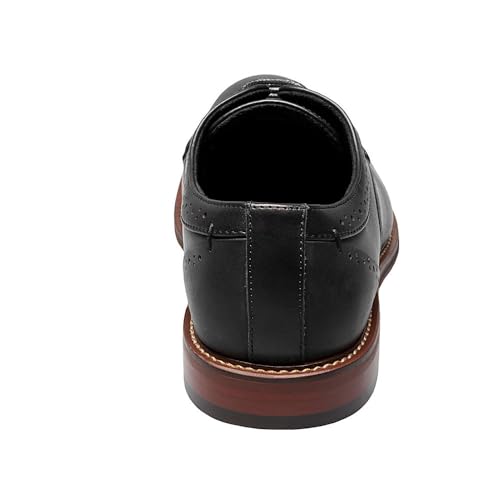 Stacy Adams Men's Maddox Cap Toe Oxford, Chocolate, 10.5