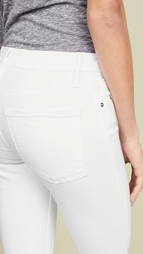 FRAME Women's Le Crop Mini Boot Cut Jeans, Blanc, White, 23