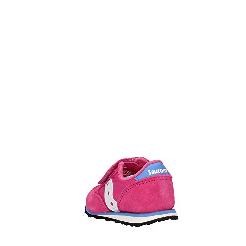 Saucony Unisex-child Baby Jazz Hook & Loop , NAVY/RED, 8 M