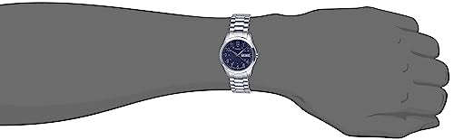 Timex Men's South Street Sport 36mm Watch – Silver-Tone Case Blue Dial with Silver-Tone Stainless Steel Expansion Band