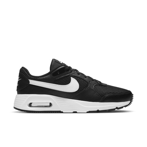 Nike Men's Low-Top Sneakers, Black/White, 6