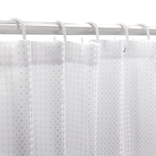 BBiggood Brown Shower Curtain, Waffle Weave Shower Curtain for Bathroom Set with Hooks, Waterproof Luxury Hotel Spa Style Decor, Machine Washable, 72"x72"