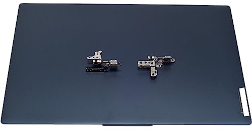 Replacement LCD Back Cover Top Lid with Hinges for Lenovo ideapad 5-15ITL05 5-15IIL05 5-15ARE05 Series Laptop 5CB0Z31048, Dark Blue