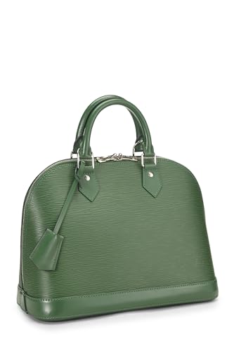 Louis Vuitton, Pre-Loved Borneo Green Epi Alma PM, Green