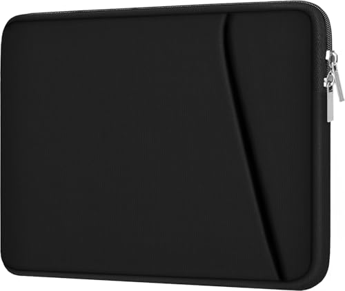 Laptop Sleeve Case 13 Inch, Upgrade 14 inch Laptop Cover for Apple MacBook Pro 2022, Durable Notebook Cover Shockproof Protective Bag Compatible with MacBook Air/Pro Retina 13.3 Inch, Black