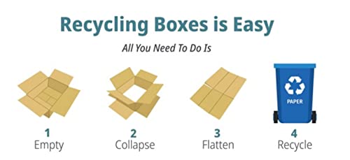 Secure Seal - 9x6x3 Pack of 200 Corrugated Cardboard Packing Shipping Mailing Moving Carton Boxes