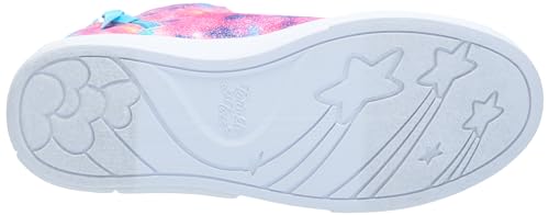 Skechers Girls Twinkle Magic Sneaker, Navy/Multi, 10 Toddler