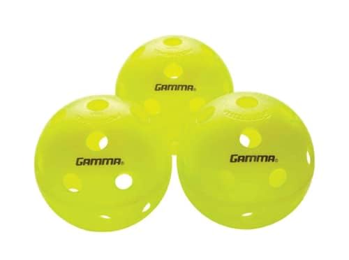 GAMMA Sports Photon Indoor Pickleball Balls, USAPA Approved, Pickleball Accessories, Pack of 03