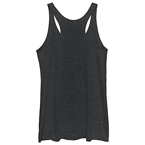 Disney Woman's Sweet Like Deadly Nightshade Tri-Blend Tank Top, Black Heather, Medium