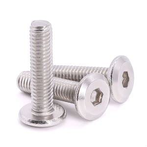 5/16-18 x 3/4 (20 pcs) Hexagon Socket Head Cap Screws, 304 Stainless Steel 18/8, Full Thread, Bright Finish, US Standard
