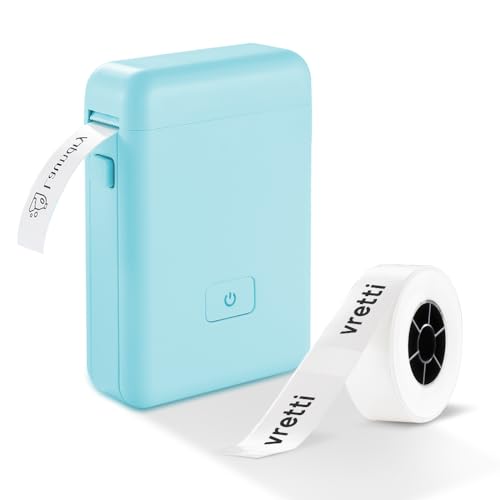 vretti Label Maker Machine with Tape, HP2 Portable Bluetooth Label Pri