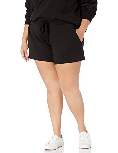 The Drop Women's Elaina Pull-On French Terry Sweatshort, Coffee Bean, 5X, Plus Size