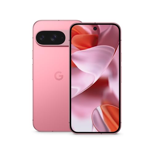 Google Pixel 9 - Unlocked Android Smartphone with Gemini, 24-Hour Battery, Advanced Camera, and 6.3" Actua Display - Peony - 128 GB