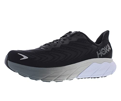 HOKA Arahi 6 Mens Shoes Size 12.5, Color: Black/White