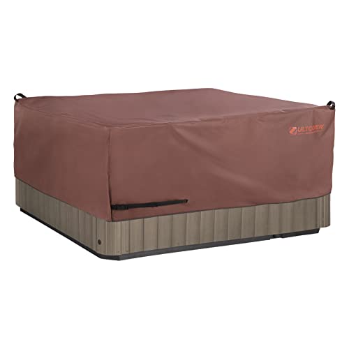ULTCOVER Smart Selection Outdoor Hot Tub Hard Cover Protector Waterproof Square SPA Cover Cap 76 inch