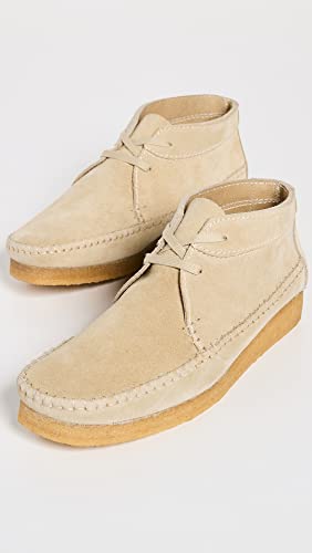 Clarks Men's Weaver Boots, Maple Suede, Tan, 13 Medium US