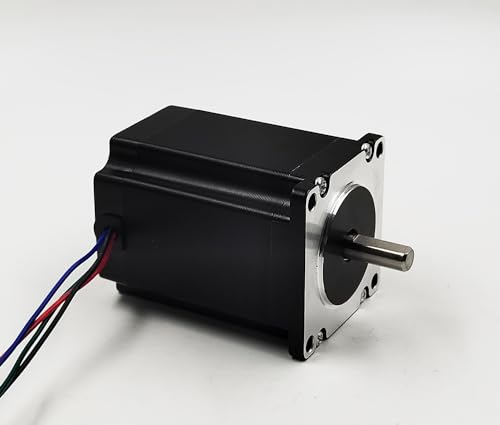 Nema 23 Stepper Motor 2.8A 1.9Nm (269oz.in) 76mm Length with 8mm Shaft for CNC Mill Lathe Route