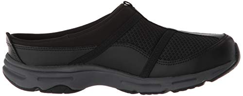 Easy Spirit Women's Argyle Mule, Black 001, 8.5