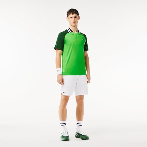 Lacoste Men's Short Sleeve Slim Fit Tenni Polo, Ladigue/Captain, S