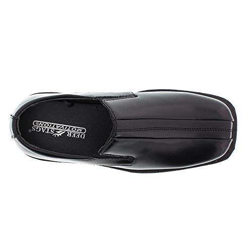 Deer Stags girls Wings Slip-on Loafer flats shoes, Black, 10.5 Little Kid US