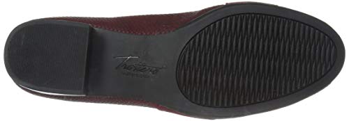 Trotters Women's Melinda Ballet Flat, Burgundy, 7.0 W US