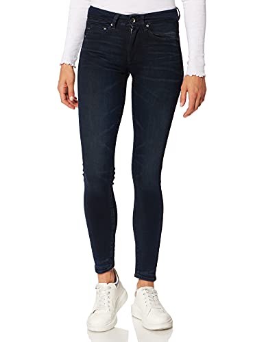 G-Star Raw Women's Midge Zip Mid Rise Skinny Fit Jeans, Dark Aged, 25W x 30L