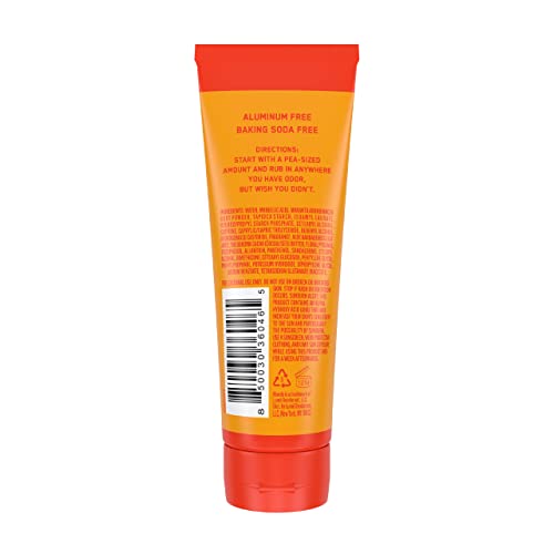 Mando Whole Body Deodorant For Men - Invisible Cream - 72 Hour Odor Control - Aluminum Free, Baking Soda Free, Skin Safe - 3 Ounce Tube (Bourbon Leather)