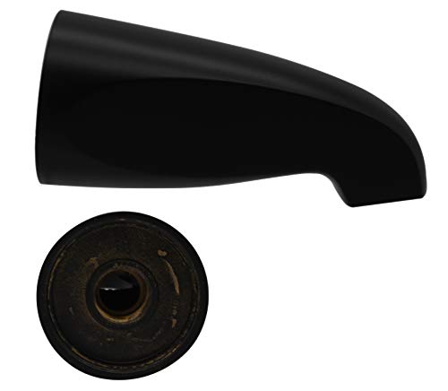 Westbrass R310-62 Standard 5-1/2 in. Tub Spout, Matte Black